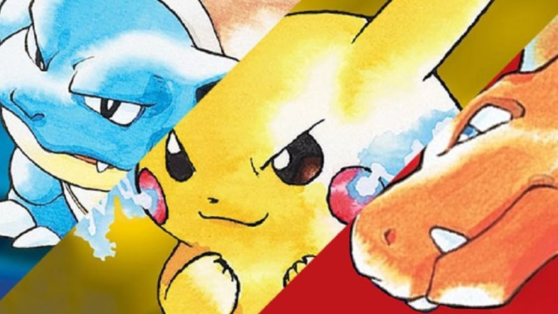 Poke Red Blue and Yellow Poke Red Blue and Yellow