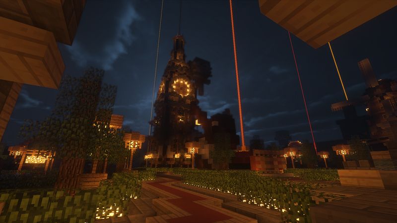 A nice spawn in the night A nice spawn in the night