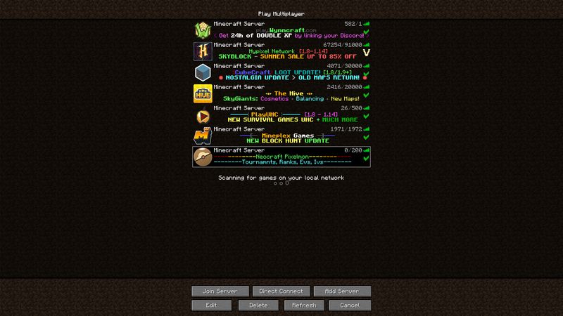 Server Screen Server Screen