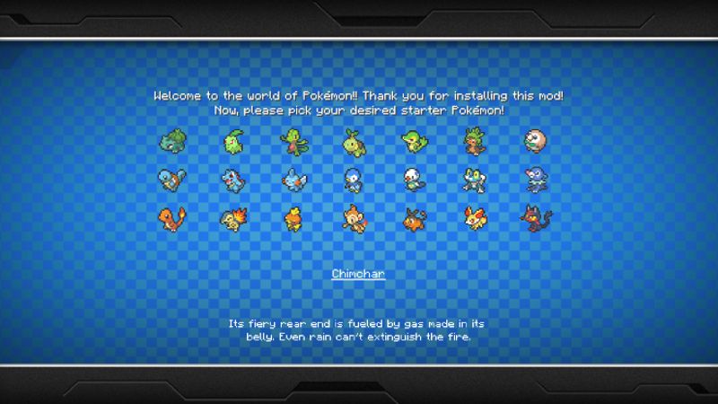 Pixelmon Starters!!! Pixelmon Starters!!!