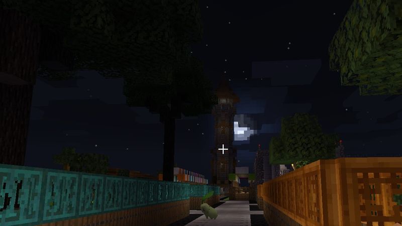 Night Time at Spawn Night Time at Spawn